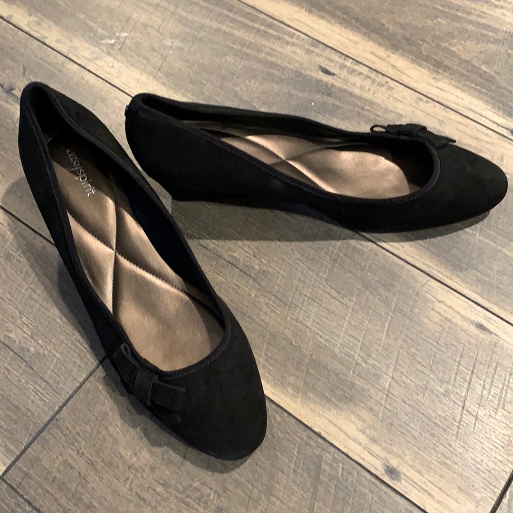 Easy spirit black wedges